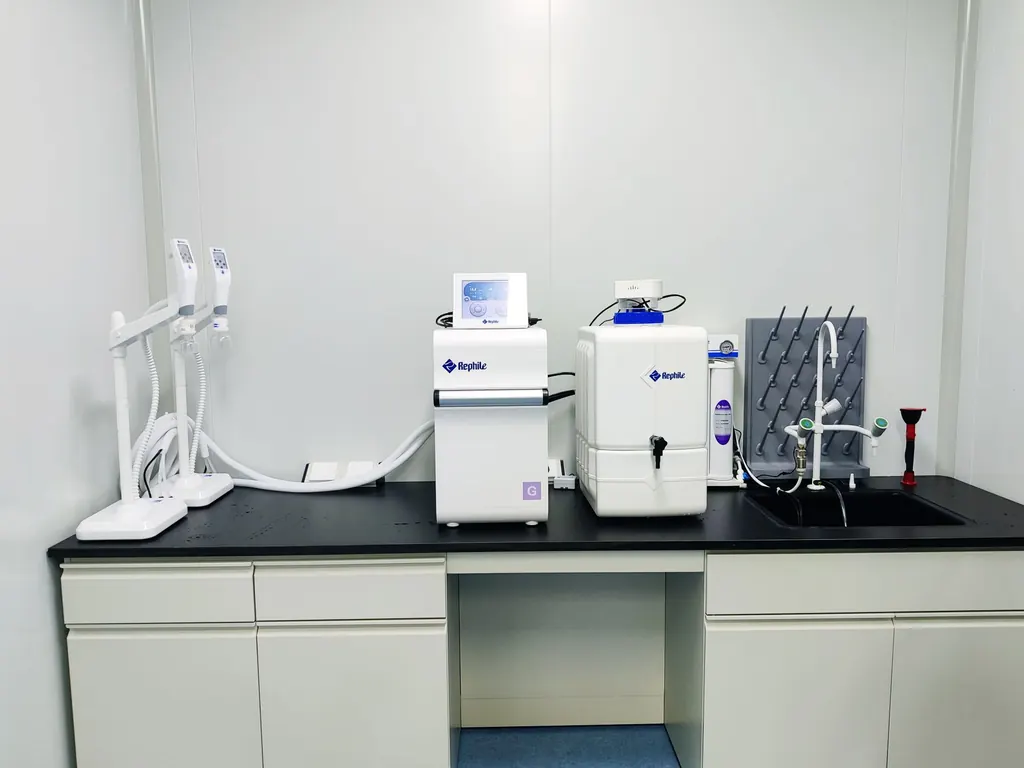 Water purification system in a lab setting — recommended for Assiniboia hard water treatment