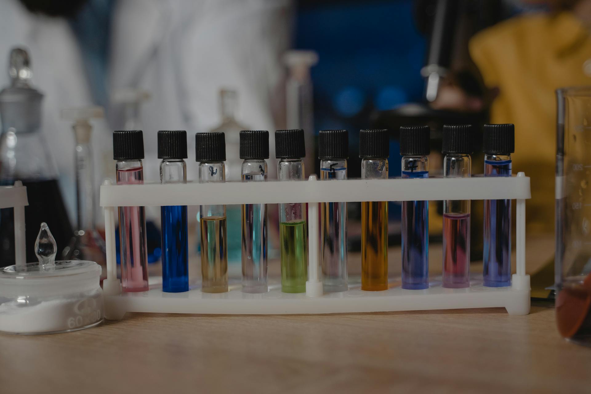 Water quality testing vials — professional water analysis — Des Moines