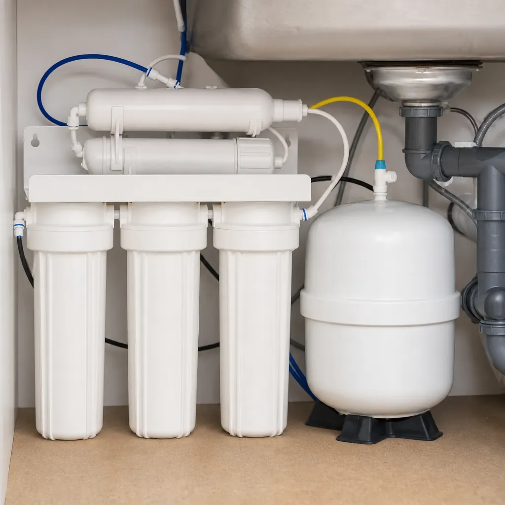 Under-sink reverse osmosis water purification system — recommended for Edmond water treatment