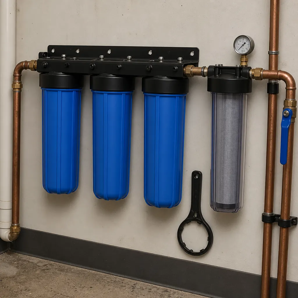 Whole-house multi-stage water filtration system — recommended for Kearney water treatment